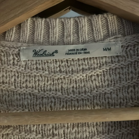 Woolrich Cream coloured cardigan in size small - Picture 2 of 2